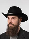 Шляпа STETSON арт. 3598126 WESTERN WOOLFELT (черный)